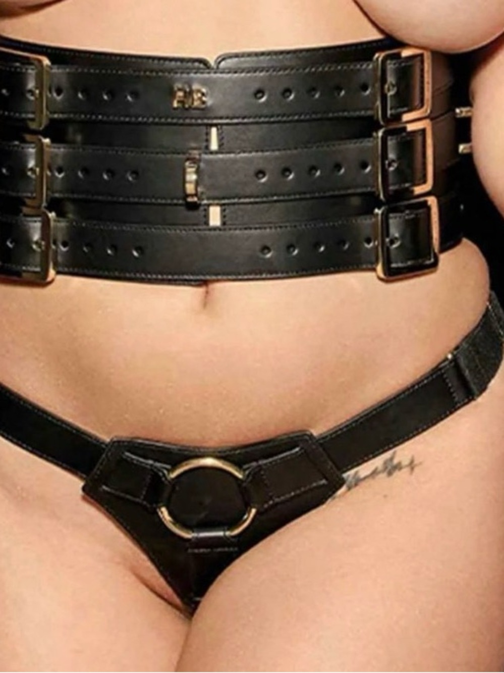 Honey Birdette Fashion Fetish Leather Pro Belt